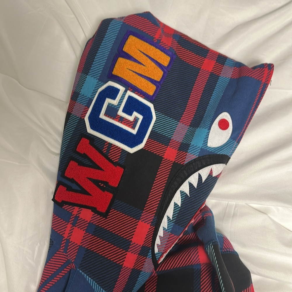 BAPE Check Shark Full Zip Hoodie (SS23) - Picture 2 of 6